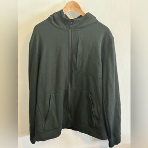 Lululemon Mens Full Zip Hoodie - Dark Green - XL (Slim)